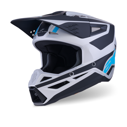 Supertech M3 Heat Matte Silver/Blue/Black