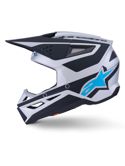Supertech M3 Heat Matte Silver/Blue/Black