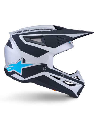 Supertech M3 Heat Matte Silver/Blue/Black