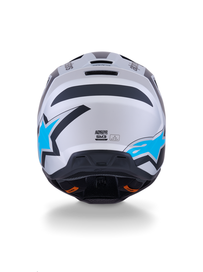 Supertech M3 Heat Matte Silver/Blue/Black