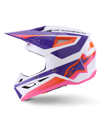 Supertech M3 Heat White/Purple/Pink