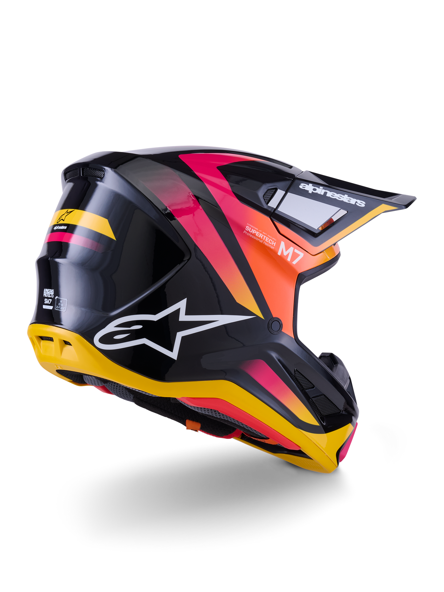 Supertech M7 Rise Black/Yellow/Pink