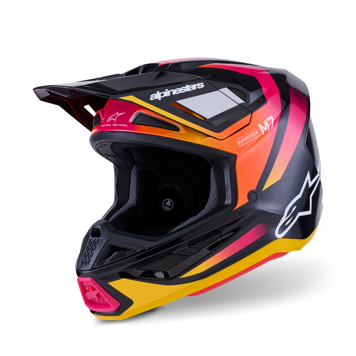 Supertech M7 Rise Black/Yellow/Pink
