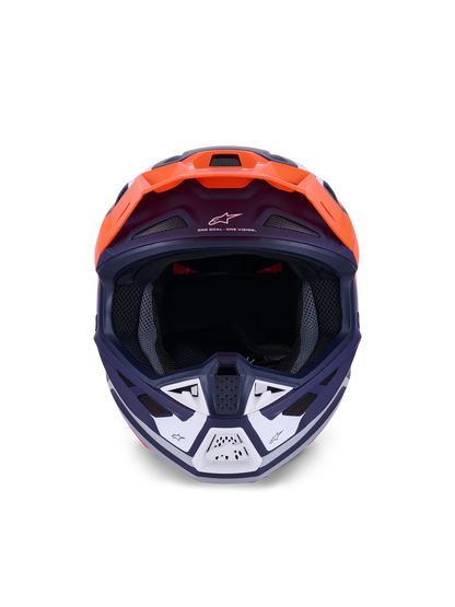 Supertech M7 Core Helmet Orange/Blue Matte ECE06
