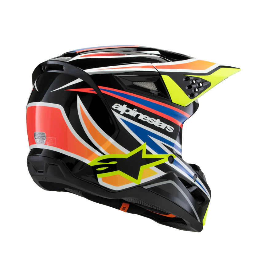 Supertech M3 (Youth) Wurx Helmet Black/Yellow/Blue/Red