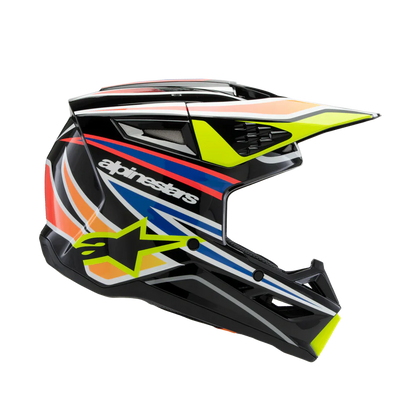 Supertech M3 (Youth) Wurx Helmet Black/Yellow/Blue/Red