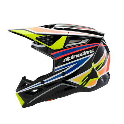Supertech M3 (Youth) Wurx Helmet Black/Yellow/Blue/Red