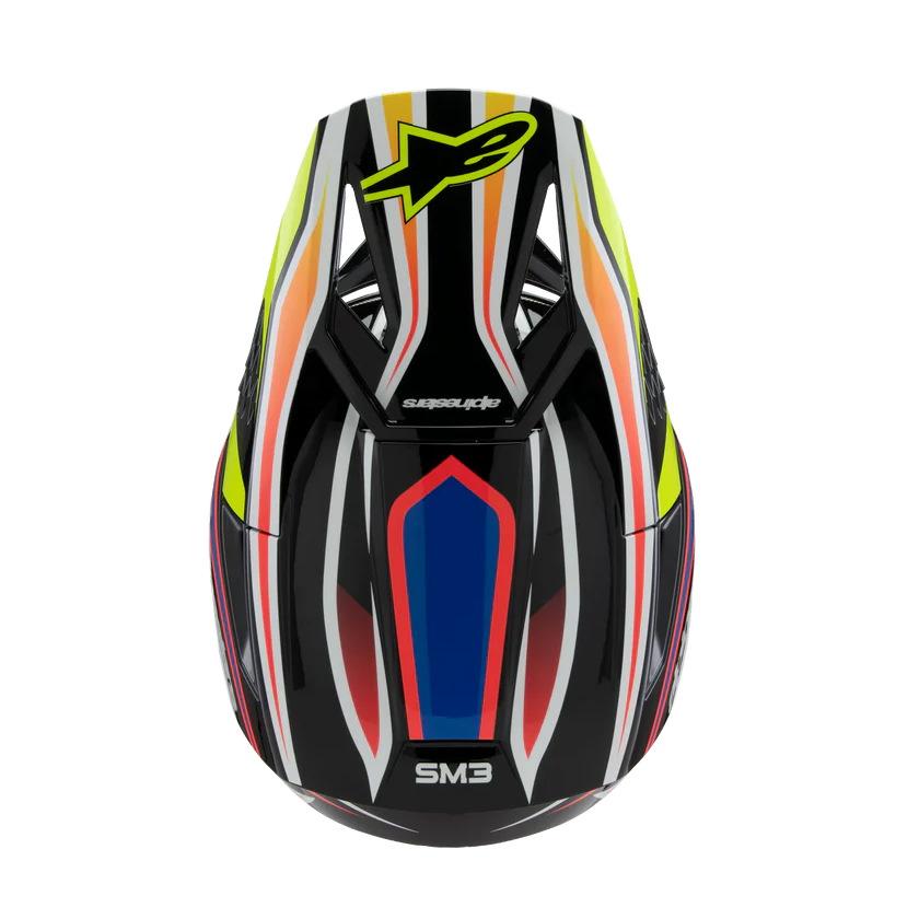 Supertech M3 (Youth) Wurx Helmet Black/Yellow/Blue/Red