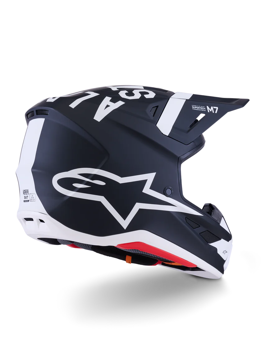 Supertech M7 Dasher Helmet Black/White Matte ECE06