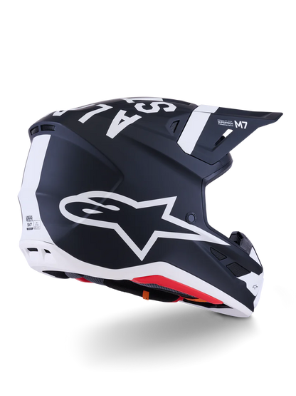 Supertech M7 Dasher Helmet Black/White Matte ECE06