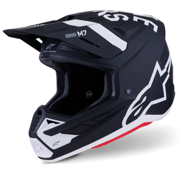 Supertech M7 Dasher Helmet Black/White Matte ECE06