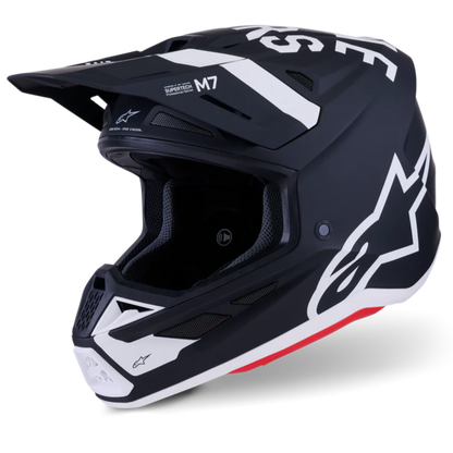 Supertech M7 Dasher Helmet Black/White Matte ECE06