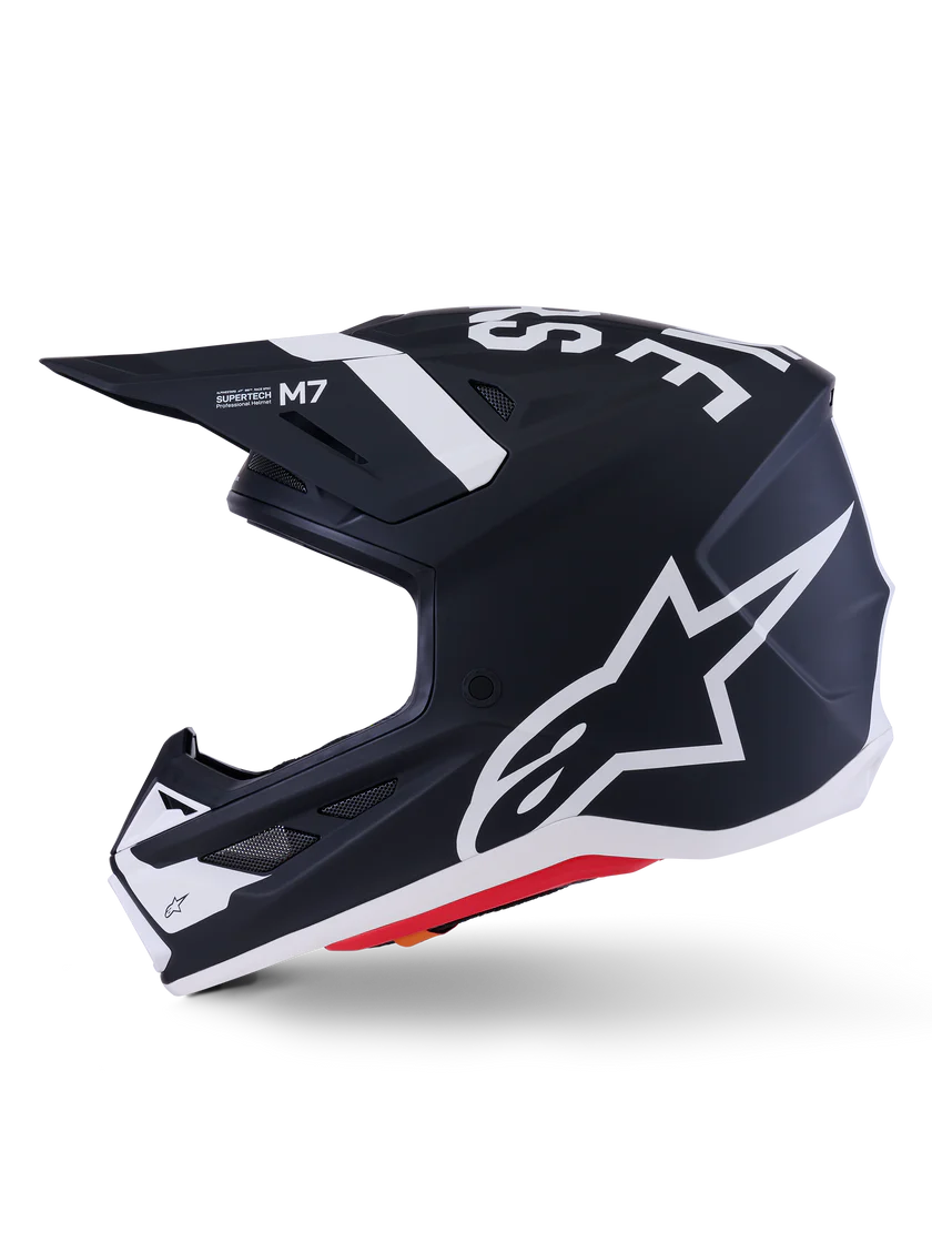 Supertech M7 Dasher Helmet Black/White Matte ECE06