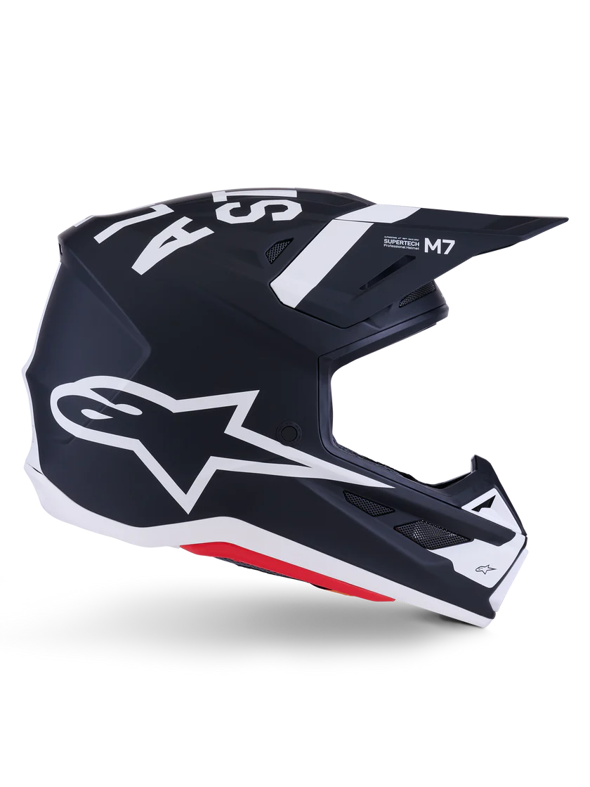 Supertech M7 Dasher Helmet Black/White Matte ECE06