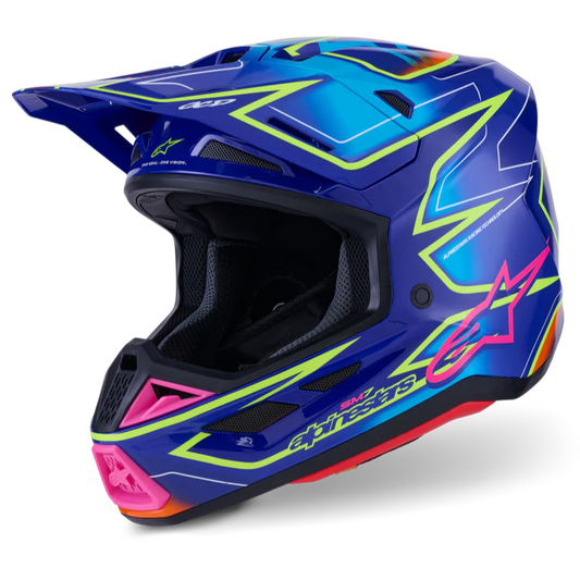 Supertech M7 Cast Helmet Blue/Pink/Yellow Fluo ECE06