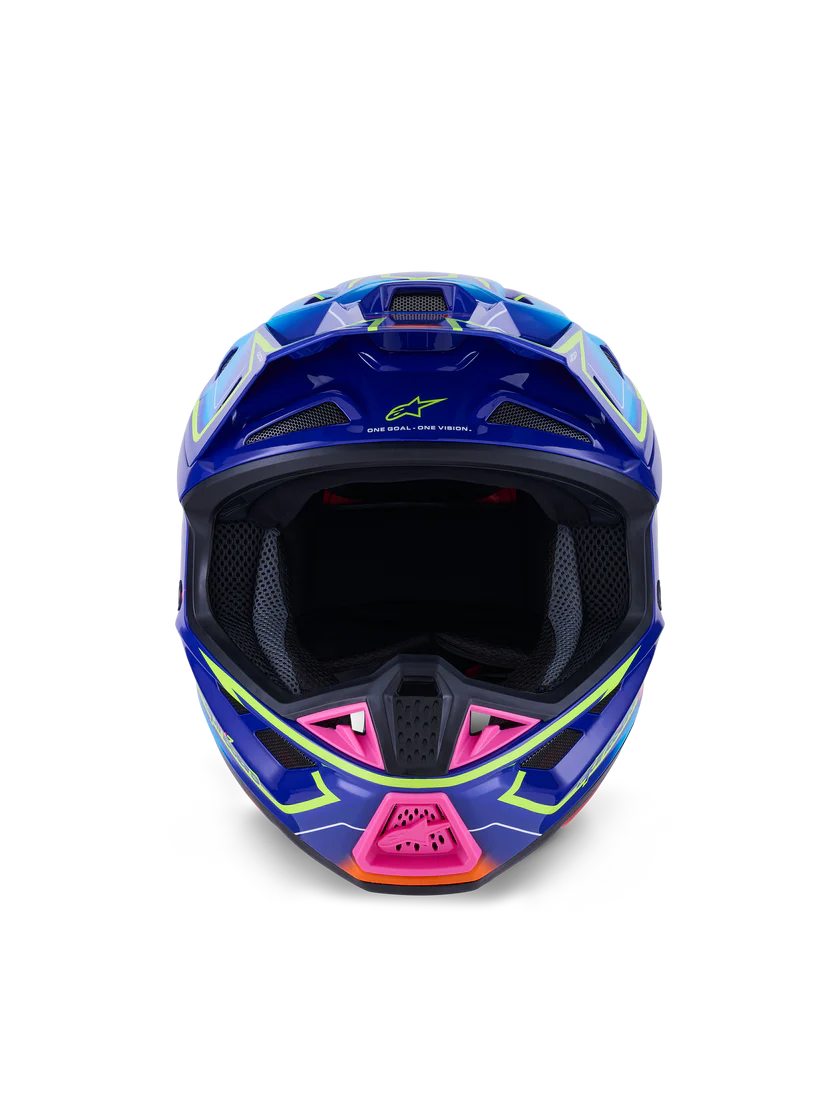 Supertech M7 Cast Helmet Blue/Pink/Yellow Fluo ECE06