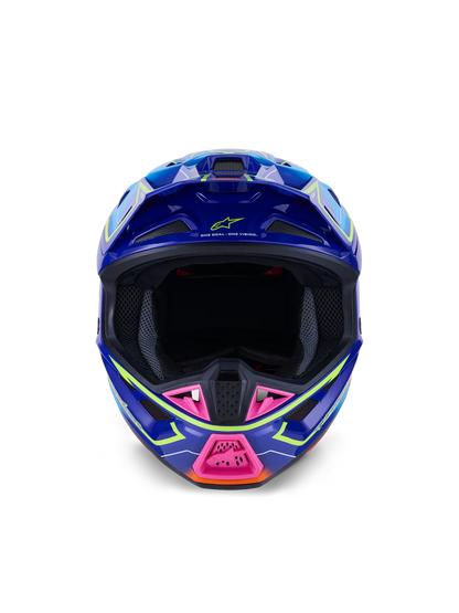 Supertech M7 Cast Helmet Blue/Pink/Yellow Fluo ECE06