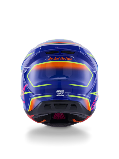 Supertech M7 Cast Helmet Blue/Pink/Yellow Fluo ECE06