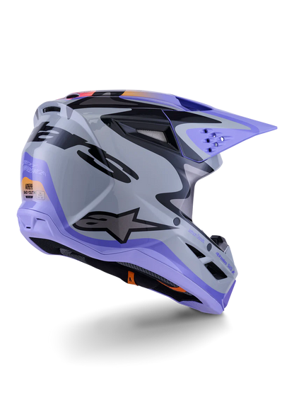 Supertech M3 (Youth) Jettson Helmet Grey/Purple/Black ECE06