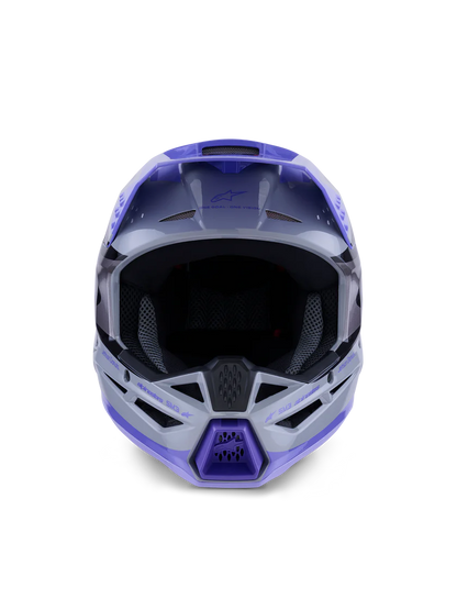 Supertech M3 (Youth) Jettson Helmet Grey/Purple/Black ECE06
