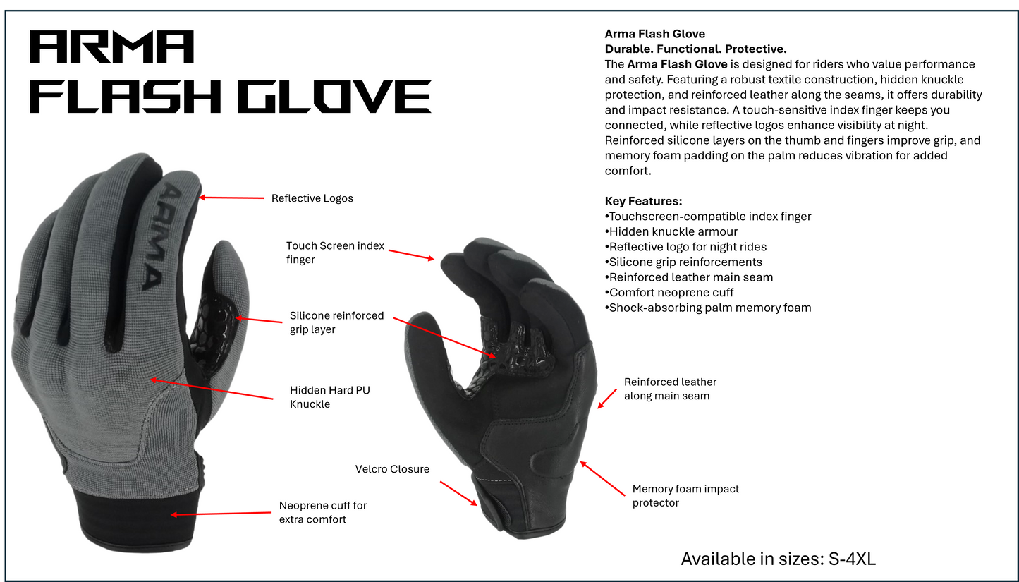 Arma Flash Glove - Anthracite