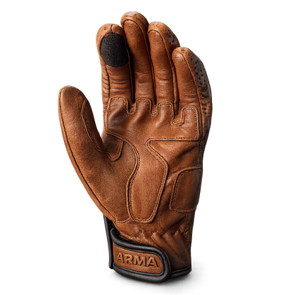 ARMA Density Leather Gloves - Camel Brown