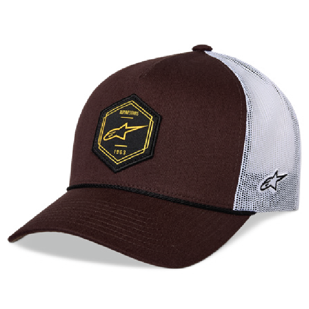 Alpinestars Hexon Trucker Hat Brown/White