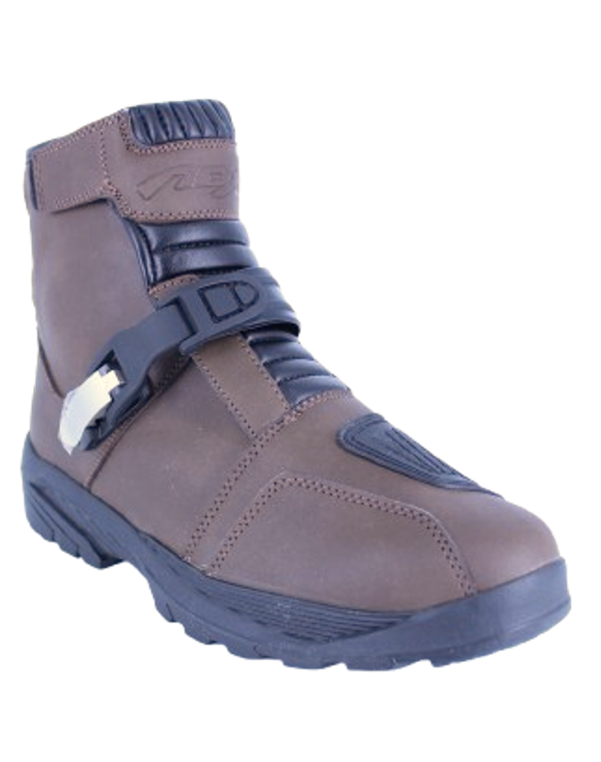 Nexo BT-0382 Short Adventure Boot - Brown (SINGLE STRAP)