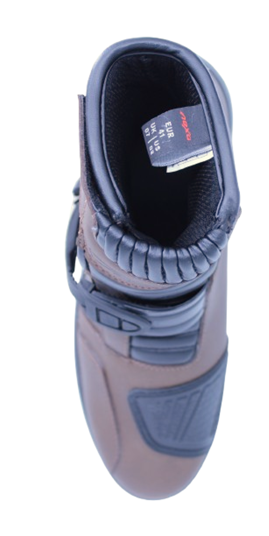 Nexo BT-0382 Short Adventure Boot - Brown (SINGLE STRAP)