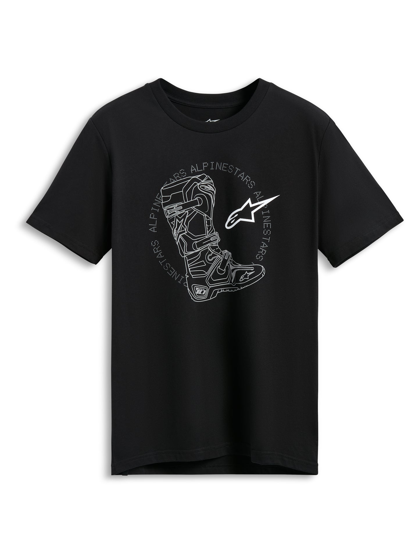 Alpinestars Tech 10 Boot T-Shirt Black