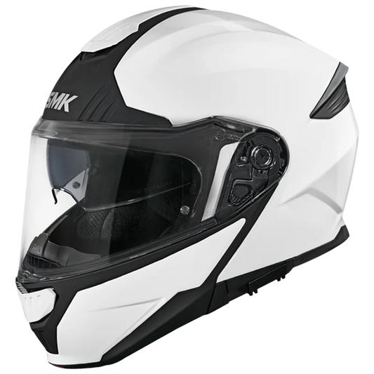 SMK Gullwing Gloss White Helmet GL100