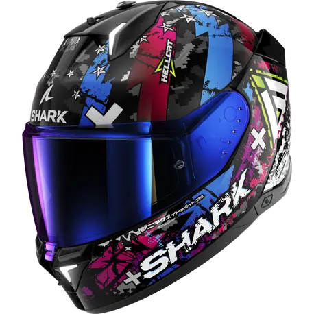 Shark Skwal i3 Hellcat KUB - Extra Blue Visor Included