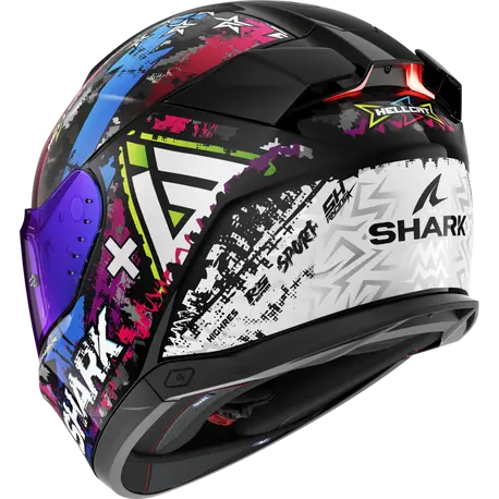 Shark Skwal i3 Hellcat KUB - Extra Blue Visor Included
