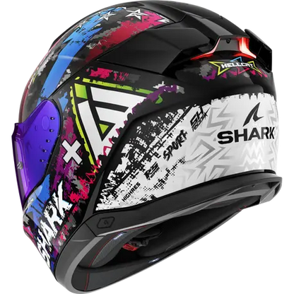 Shark Skwal i3 Hellcat KUB - Extra Blue Visor Included