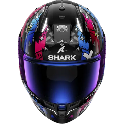 Shark Skwal i3 Hellcat KUB - Extra Blue Visor Included