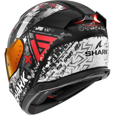 Shark Skwal i3 Hellcat Matte KUR - Extra Red Visor Included