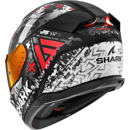 Shark Skwal i3 Hellcat Matte KUR - Extra Red Visor Included