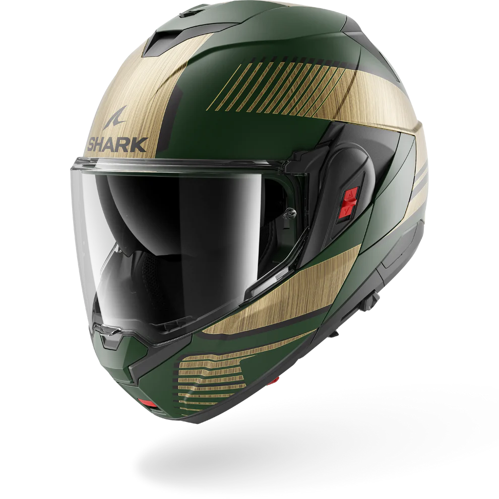 Shark OXO Sikter Matte Green/Chrome Gold