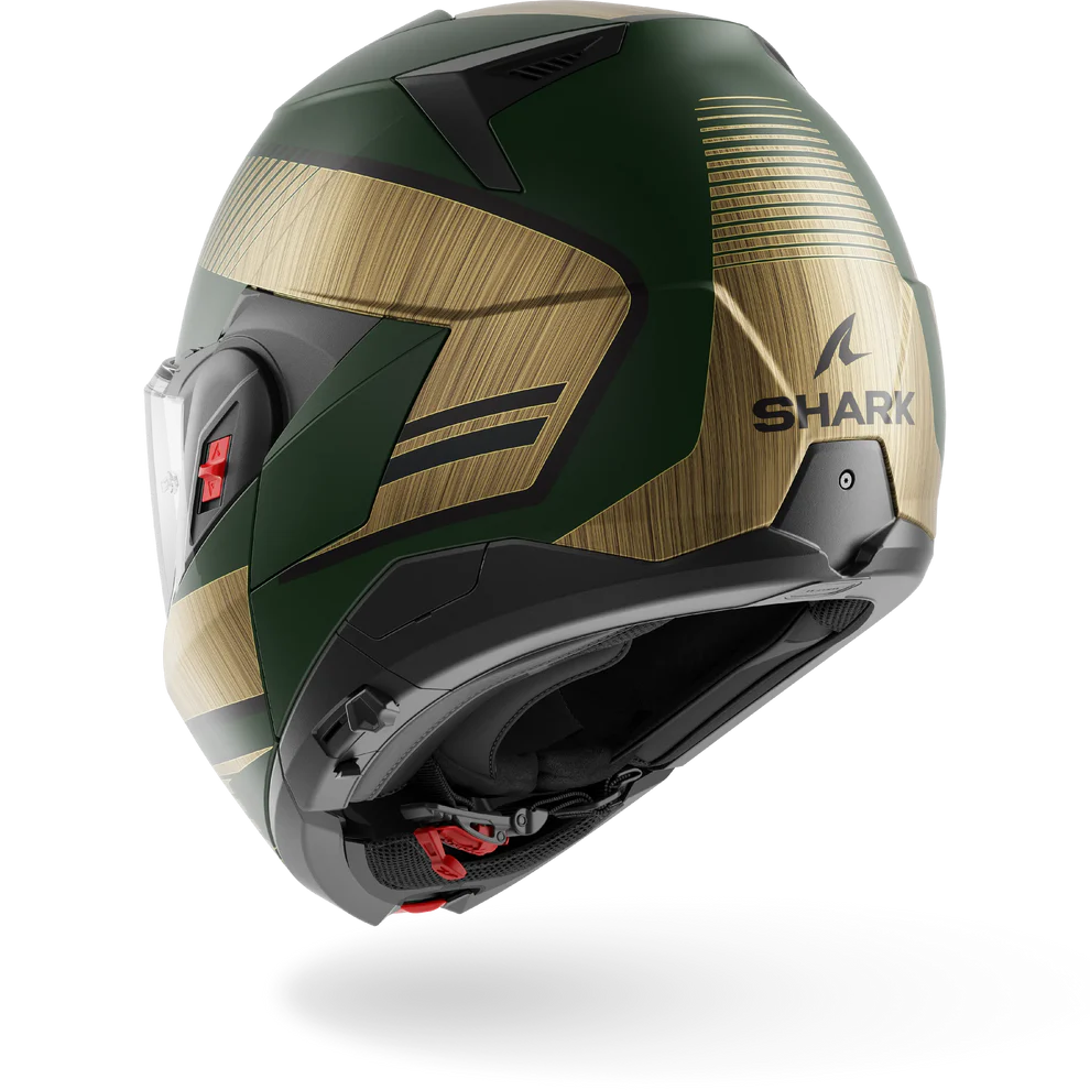 Shark OXO Sikter Matte Green/Chrome Gold