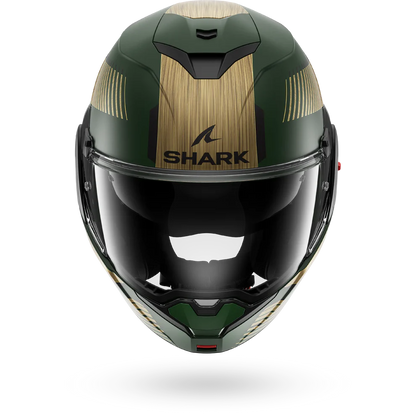Shark OXO Sikter Matte Green/Chrome Gold