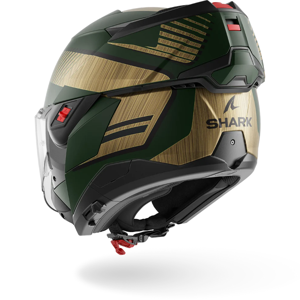 Shark OXO Sikter Matte Green/Chrome Gold