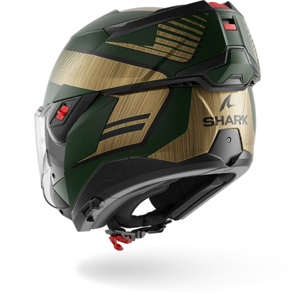 Shark OXO Sikter Matte Green/Chrome Gold