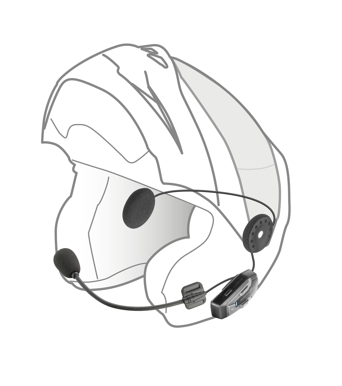 Interphone U-Com 8R Bluetooth Headset (Single Unit)