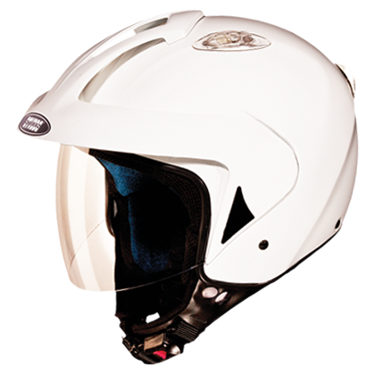 SMK Studds KS1 Metro Helmet White