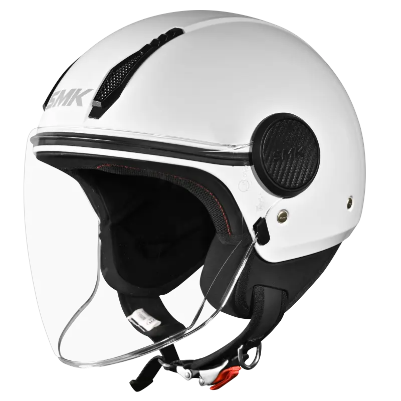 SMK Laminar Open Face Helmet White GL100