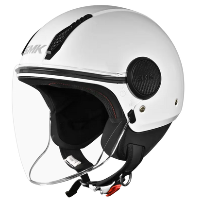 SMK Laminar Open Face Helmet White GL100