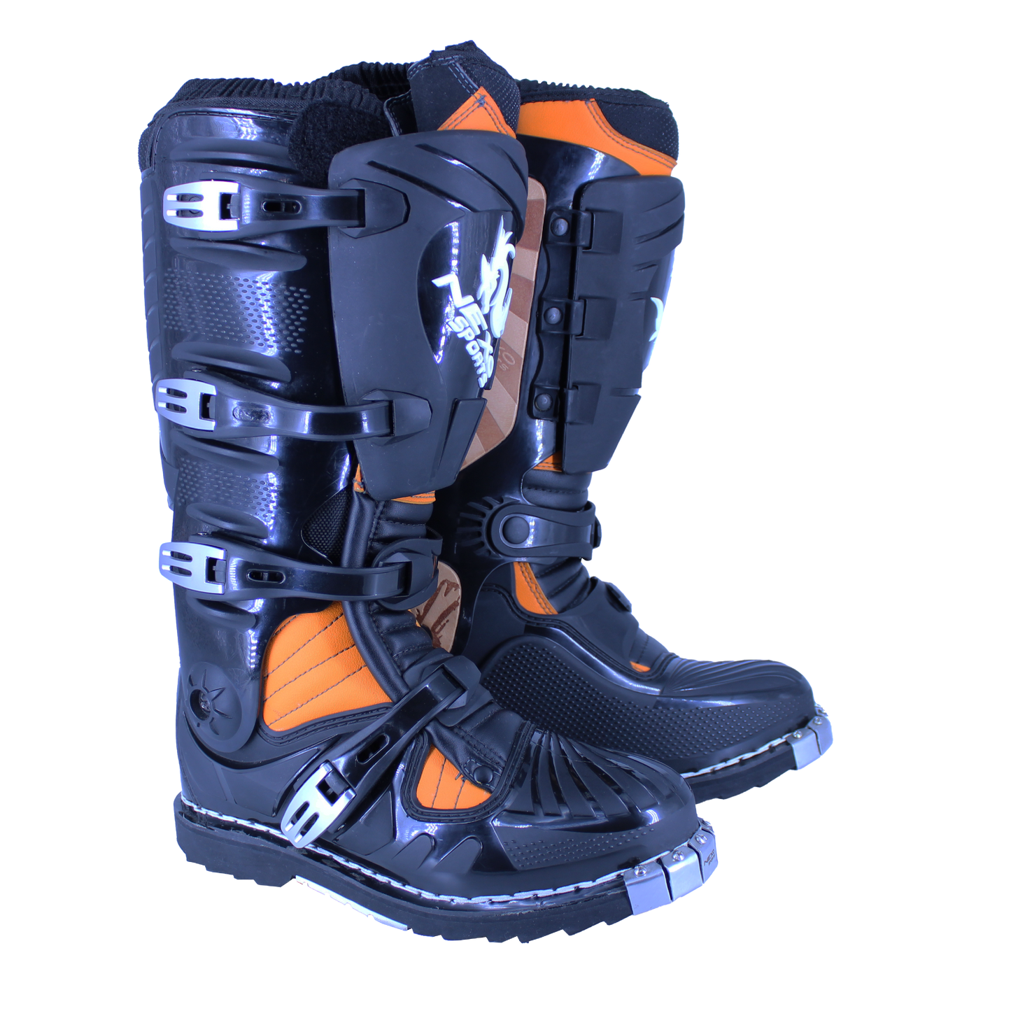 Nexo Mx Pro Boots - Black/Orange