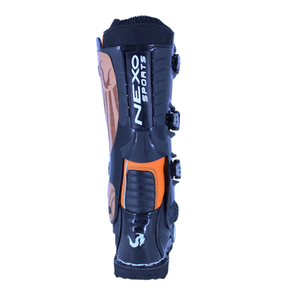 Nexo Mx Pro Boots - Black/Orange