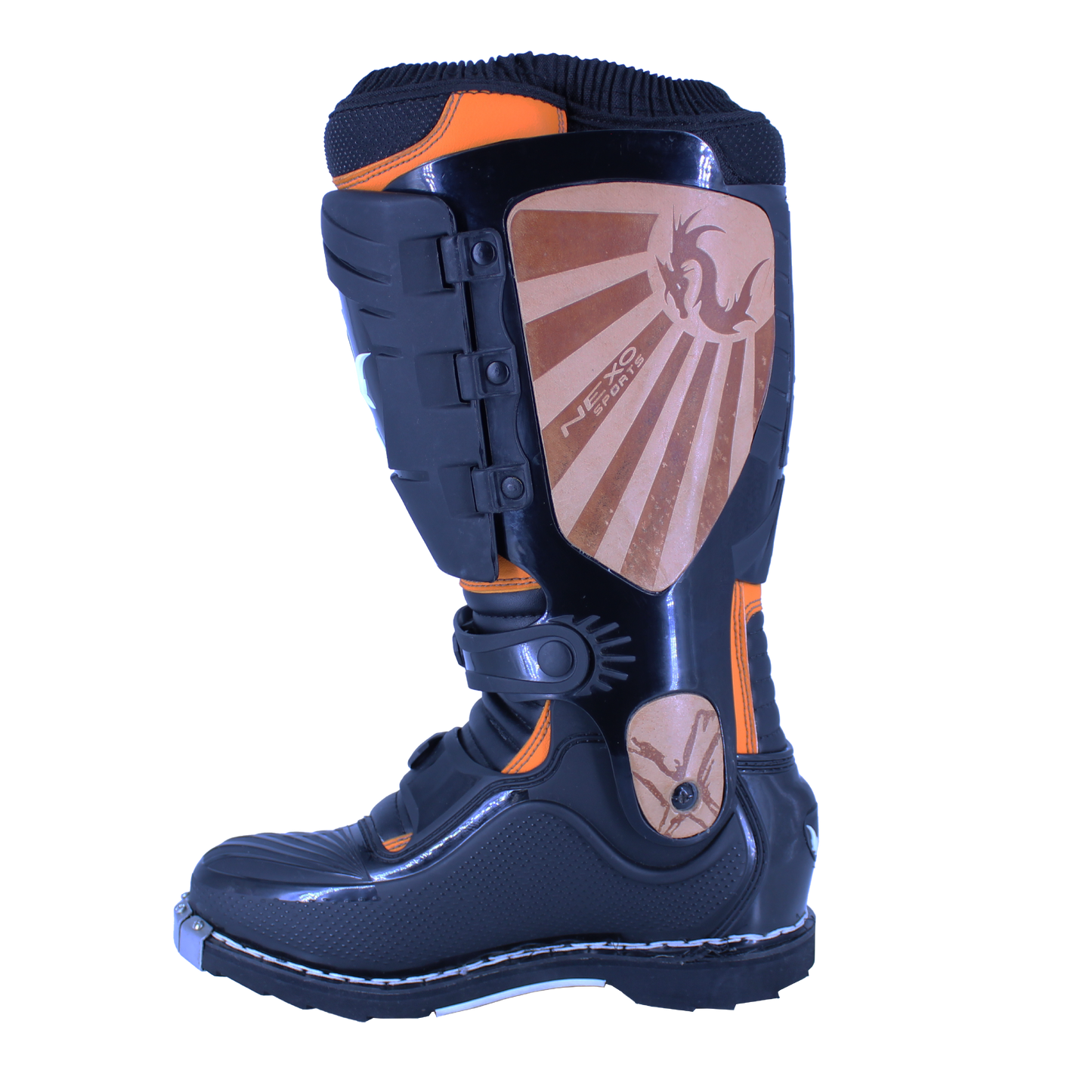 Nexo Mx Pro Boots - Black/Orange