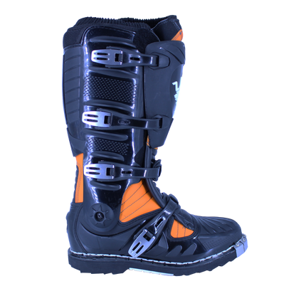 Nexo Mx Pro Boots - Black/Orange